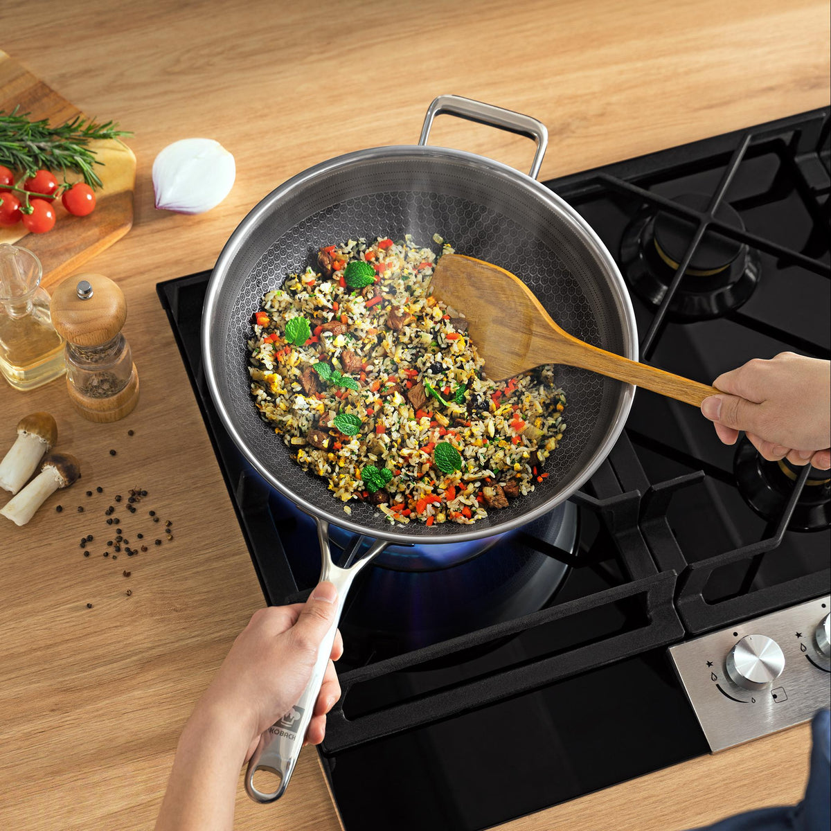 Wok hybride 12"