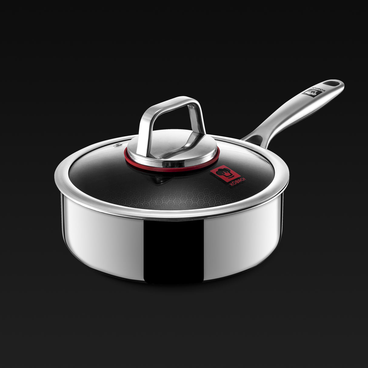 3QT Hybrid-Kochtopf mit Deckel