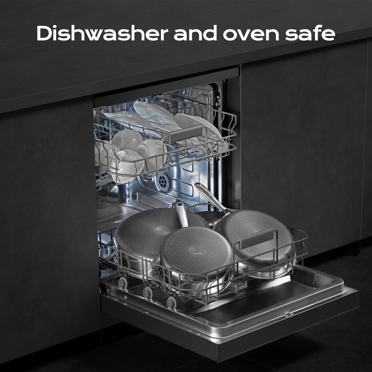 Stainless Steel Honeycomb Nonstick Fry Pan