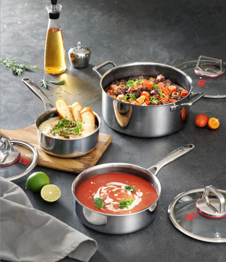 Casserole hybride 2QT avec couvercle