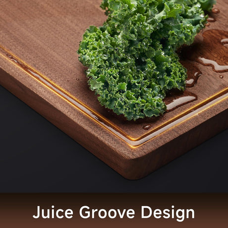 Kobachcookware Black Walnut Wood Cutting Board – 11"x17" Durable