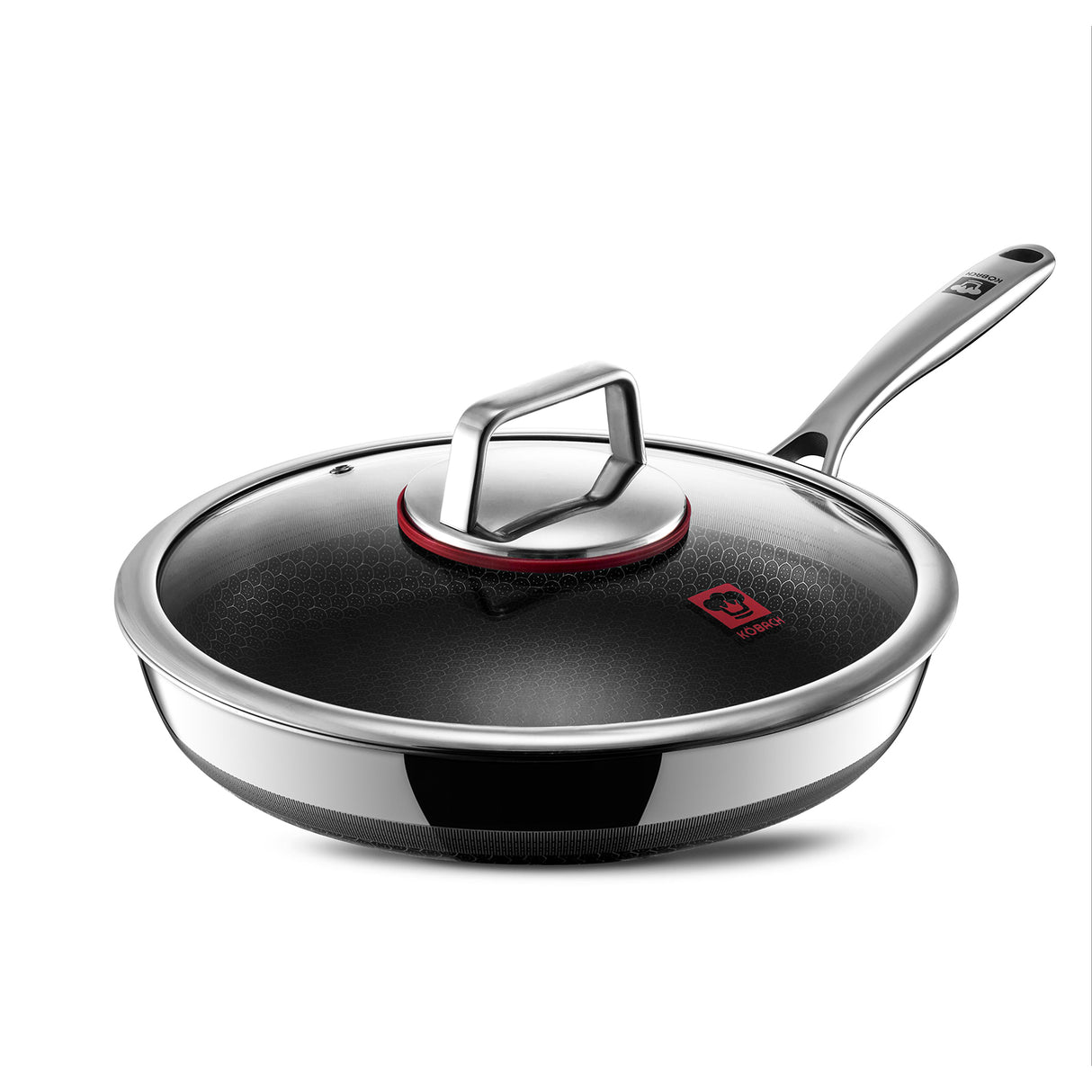 Stainless Steel Honeycomb Nonstick Fry Pan