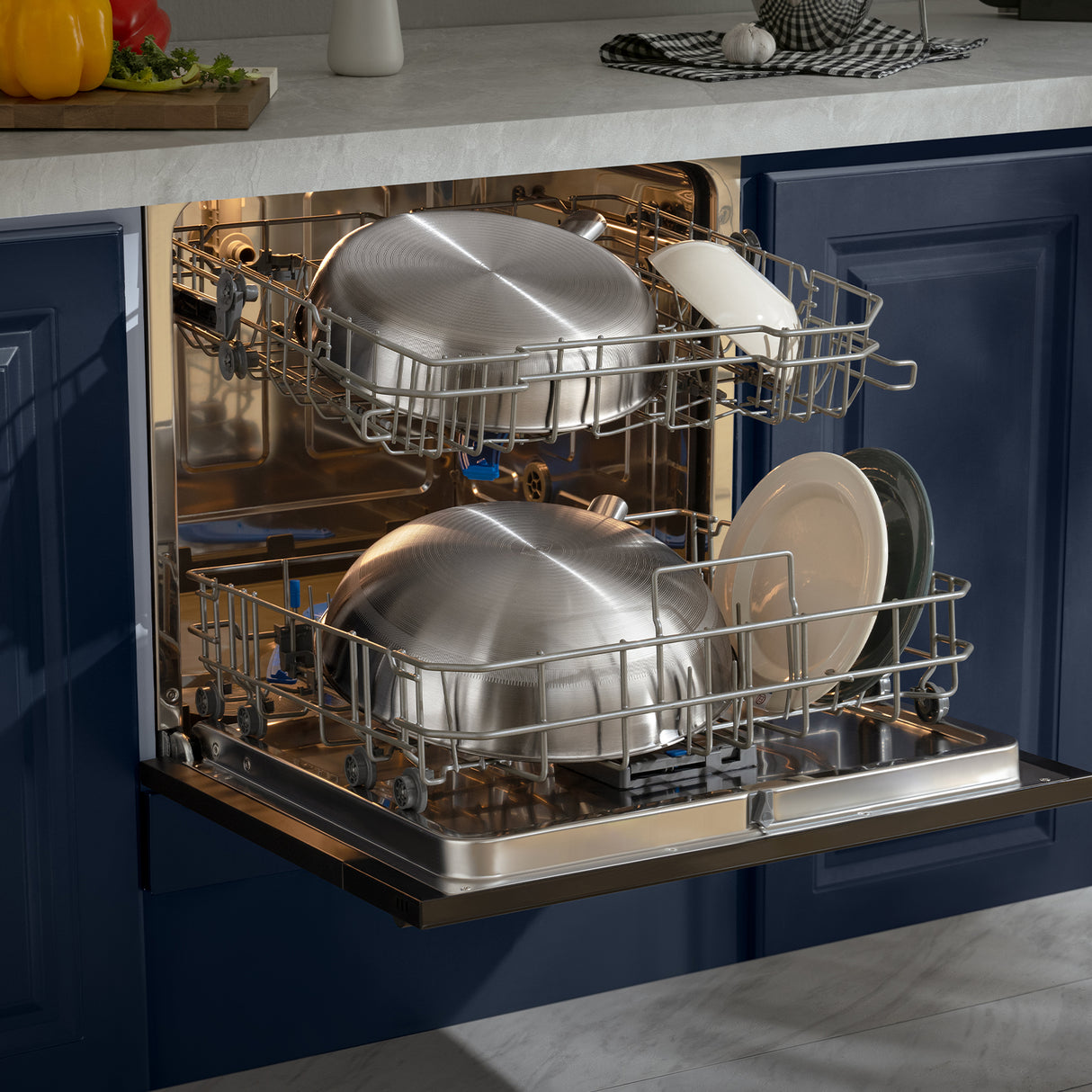 Kobachcookware Titanium coating-free frying pan 11inch with lid