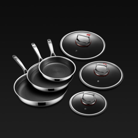 Kobachcookware Stainless Steel Honeycomb Nonstick Fry Pan