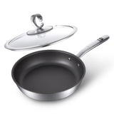 Stainless Steel Honeycomb Nonstick Fry Pan