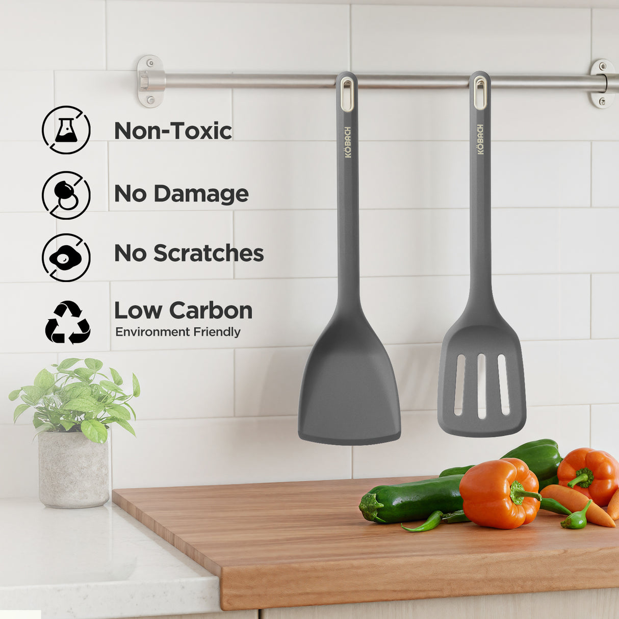 2 Pack Silicone Spatula