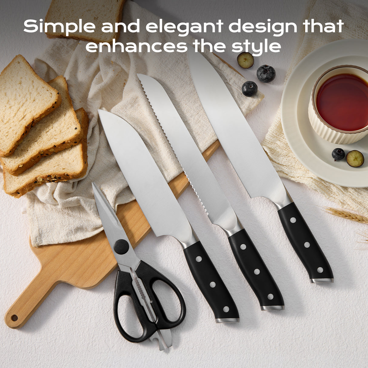 14-Piece Kitchen Knife Set