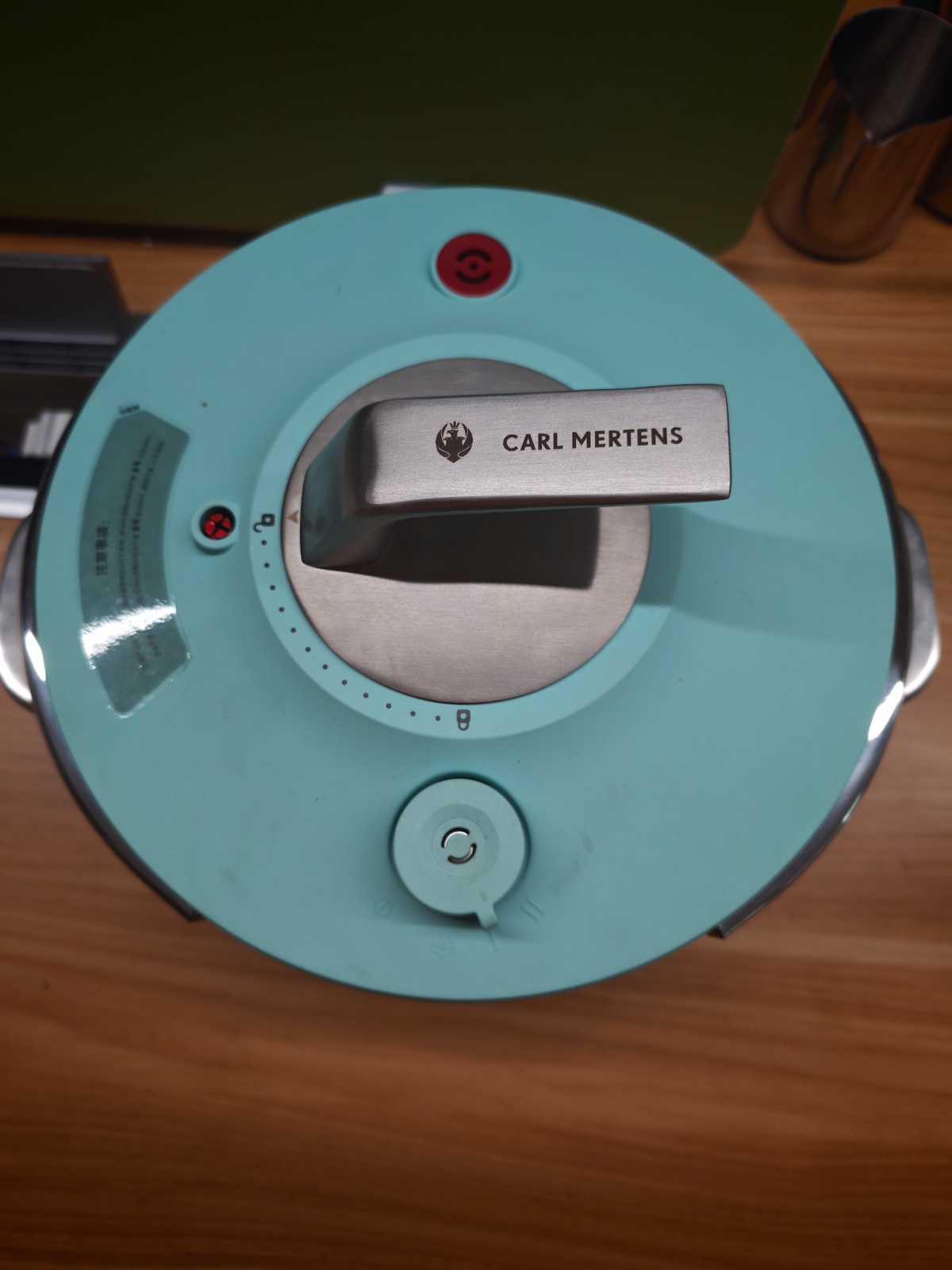 CARL MERTENS Stainless Steel Pressure Cooker with Triple Safety Relief Valves