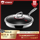 Kobachcookware Stainless Steel Honeycomb Nonstick Fry Pan