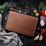 Kobachcookware Black Walnut Wood Cutting Board – 11"x17" Durable