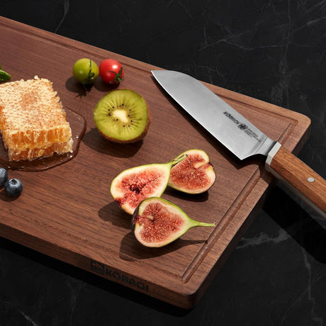Kobachcookware Black Walnut Wood Cutting Board – 11"x17" Durable