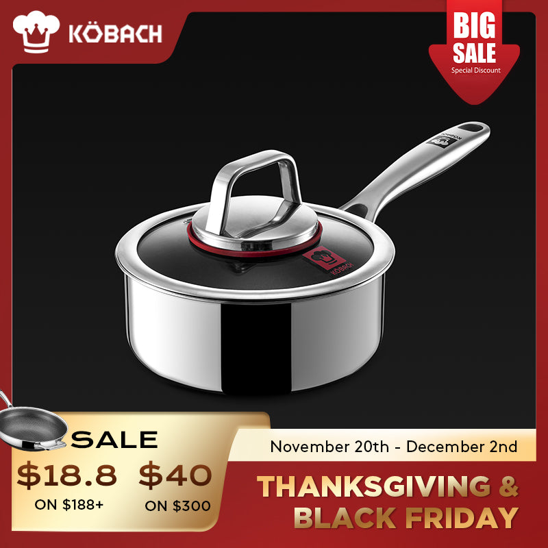 Kobachcookware 2QT Hybrid Saucepan with Lid