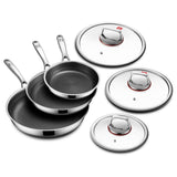 Stainless Steel Honeycomb Nonstick Fry Pan