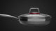 Kobachcookware Stainless Steel Honeycomb Nonstick Fry Pan Set with Lids, 6pc